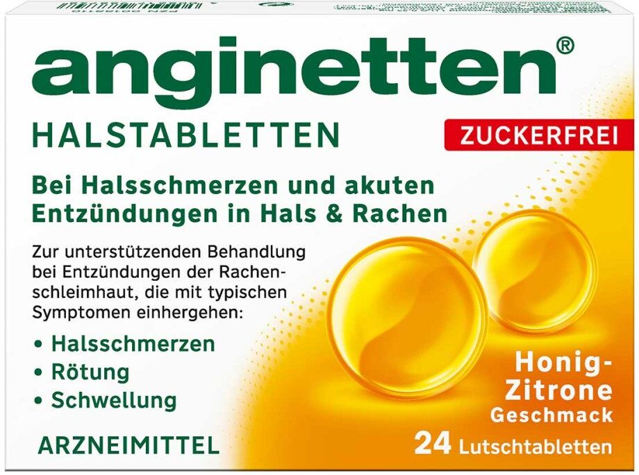 Anginetten Halstabletten zuckerfrei 24stk