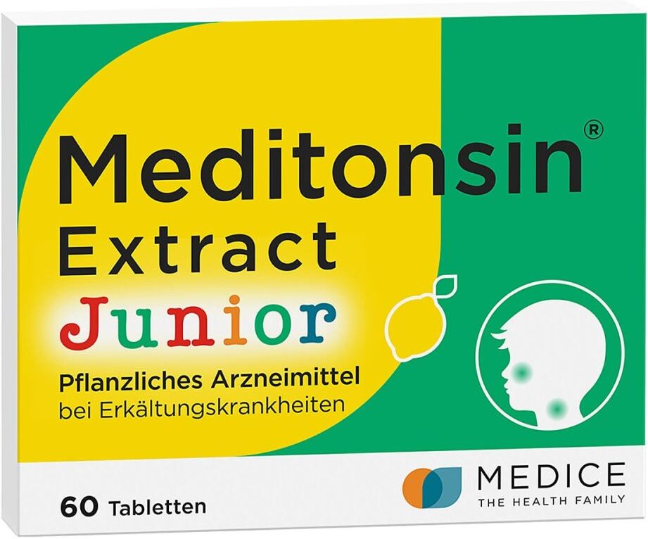 Meditonsin Extract Junior Pflanzliche Erkältungstabletten