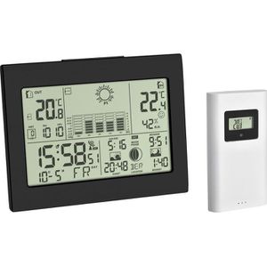 TFA Wetterstation 35.1155.01 HORIZON, Funk, digital, mit Außensensor, Wettervorhersage, LC-Display & 4 Messwerten