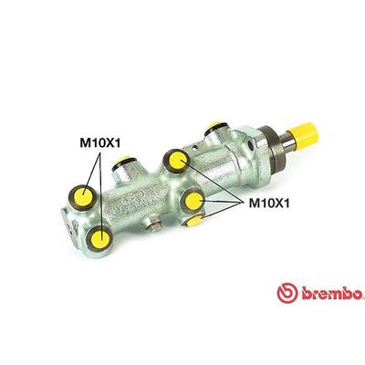 Brembo Hauptbremszylinder [Hersteller-Nr. M61008] für Citroën, Fiat, Vauxhall, Peugeot, Opel