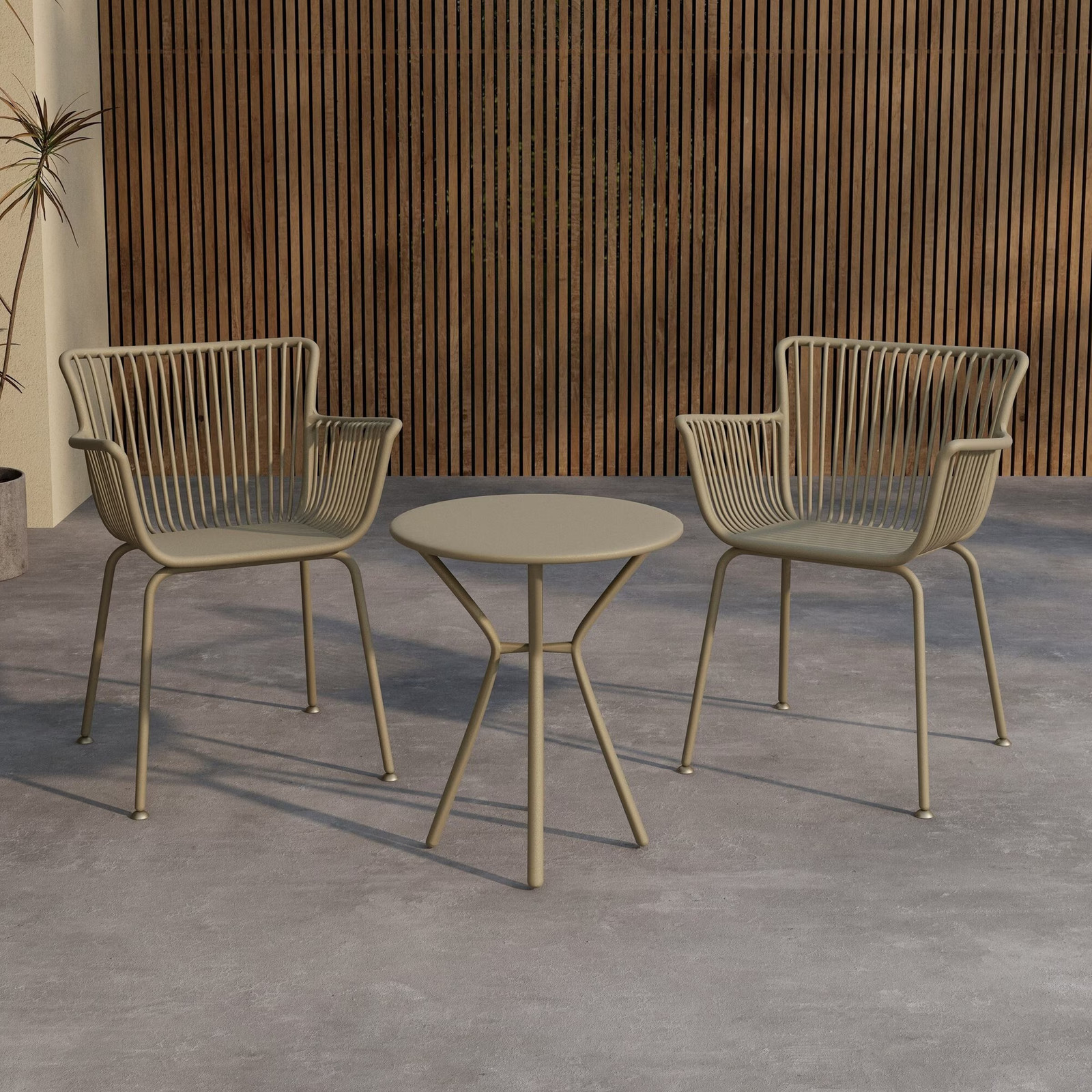 Nohr Bistroset Quanette Beige Rond