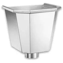 Wasserfangkasten Grömo 6-kant, Zink, verschiedene Größen (Ausführung: Ø 120mm)