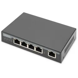 Digitus 4-Port Gigabit 4PPoE Extender, 802.3at, 60 W