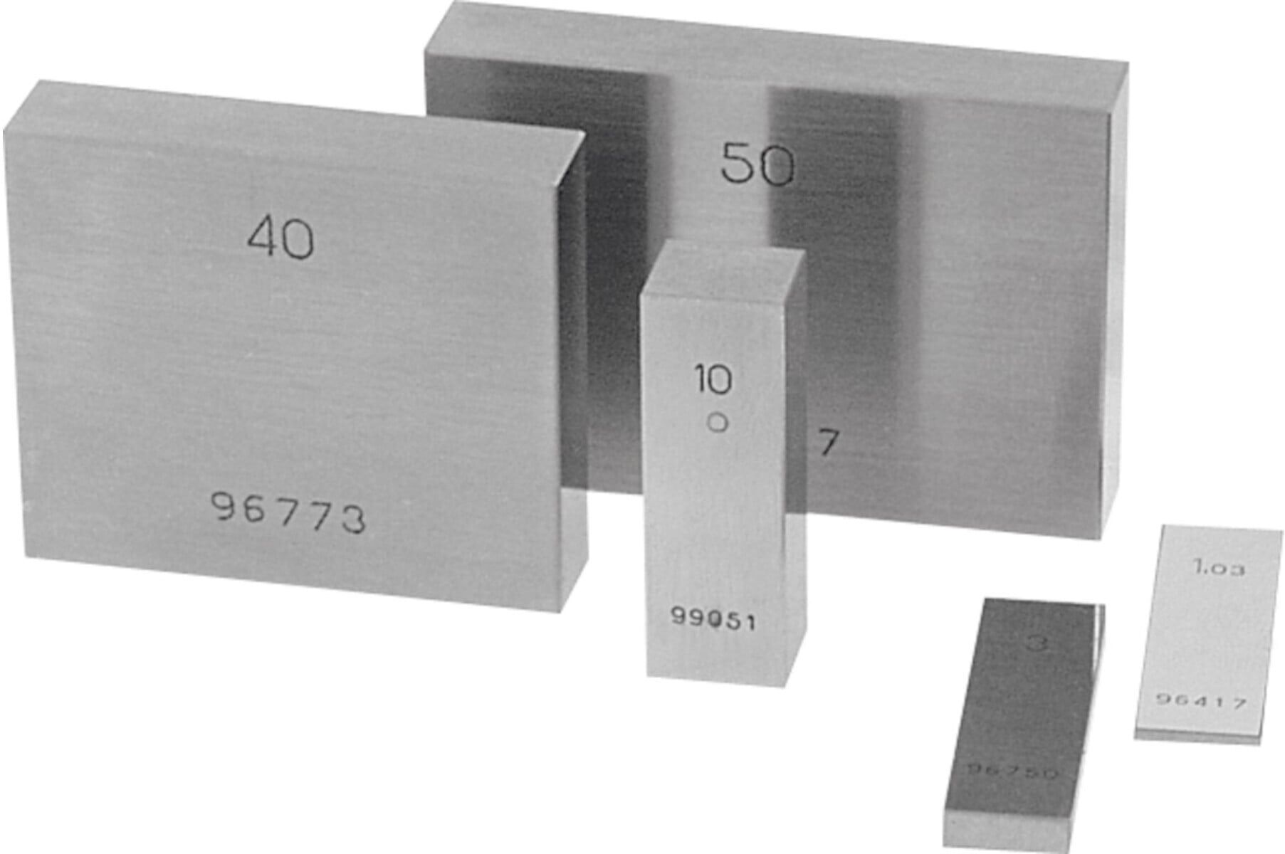 HOLEX Stahl-Endmaß Toleranzklasse 1 Nennmaß 1,004 mm (481050 1,004)