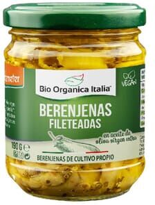 Bio Orgánica Italia Beringelas Em Óleo Bio Orgânico 190g