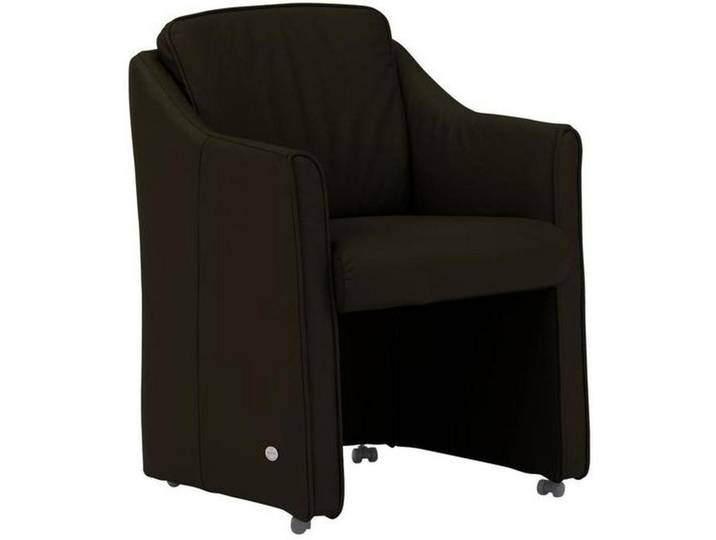 Himolla Sessel, Schwarz, Echtleder, Longlife-Leder, Uni, 61x84x70 cm, Blauer Engel, Goldenes M, Made in Germany, Emas, Wohnzimmer, Sessel, Sonstige Sessel
