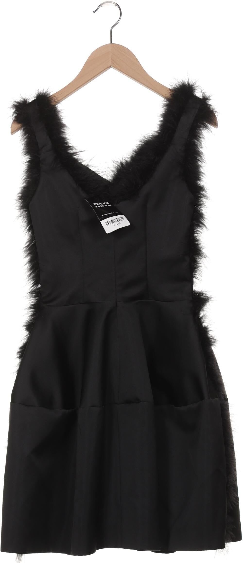 Simone Rocha Damen Kleid, Schwarz, Gr. XXS (UK 4), Viskose / Synthetik - Second Hand