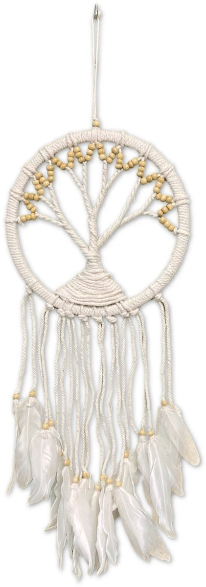Dromenvanger Tree of Life beige 22 cm