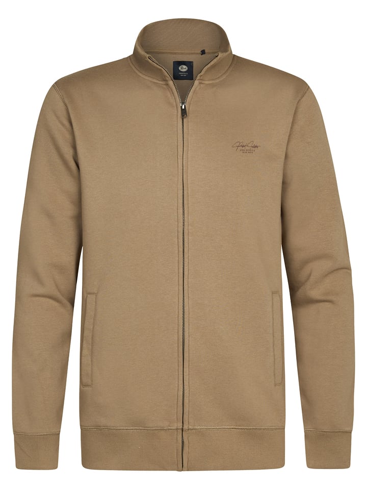 Petrol Industries Sweatjacke in Beige - XL