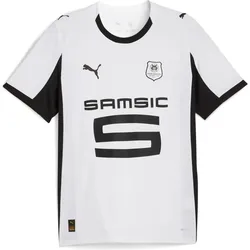 Puma, Herren, Fussballtrikot, Auswärtstrikot Stade Rennais 2025/26 (M), Weiss, Schwarz