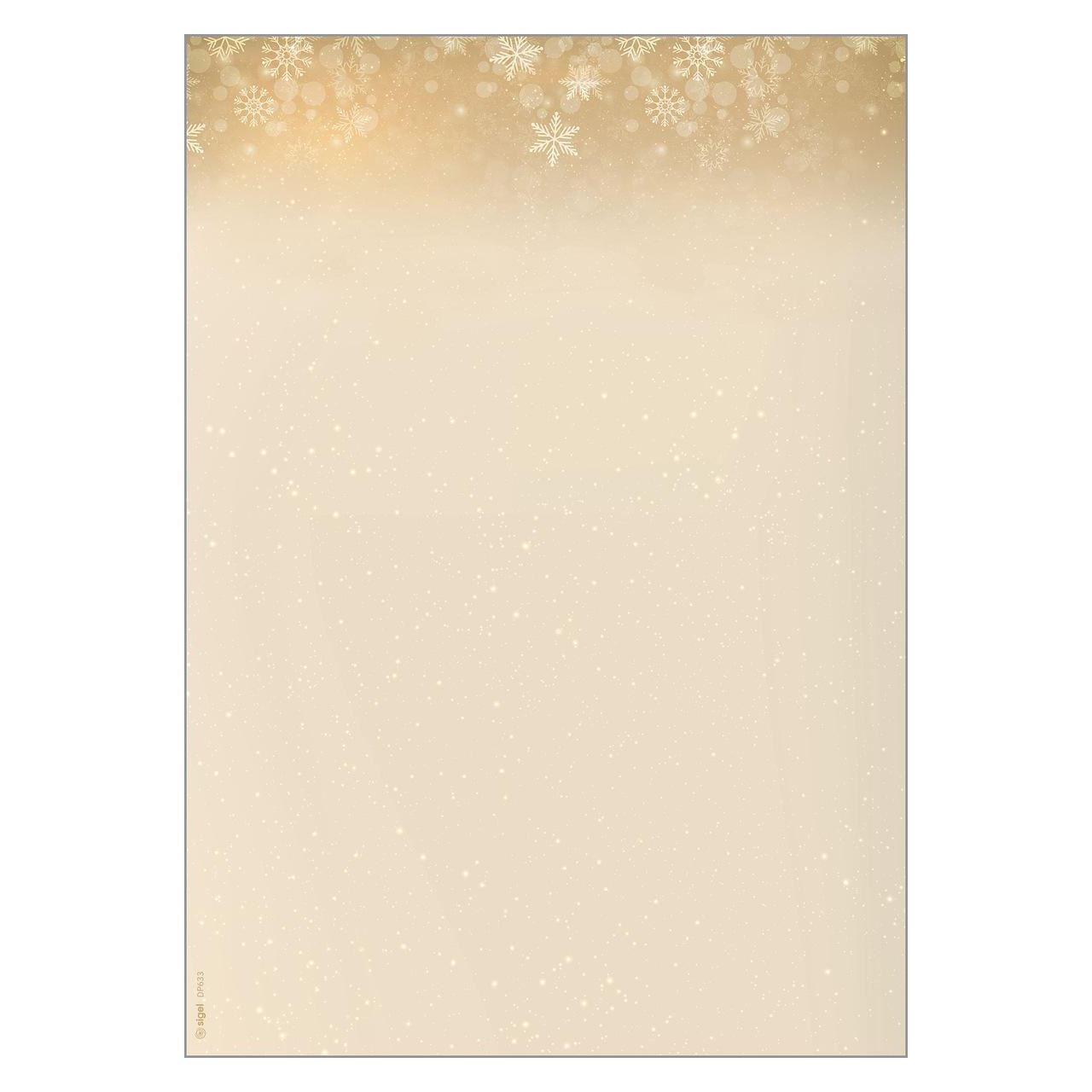 SIGEL Weihnachtsbriefpapier Christmas Night Motiv DIN A4 90 g/qm 25 Blatt