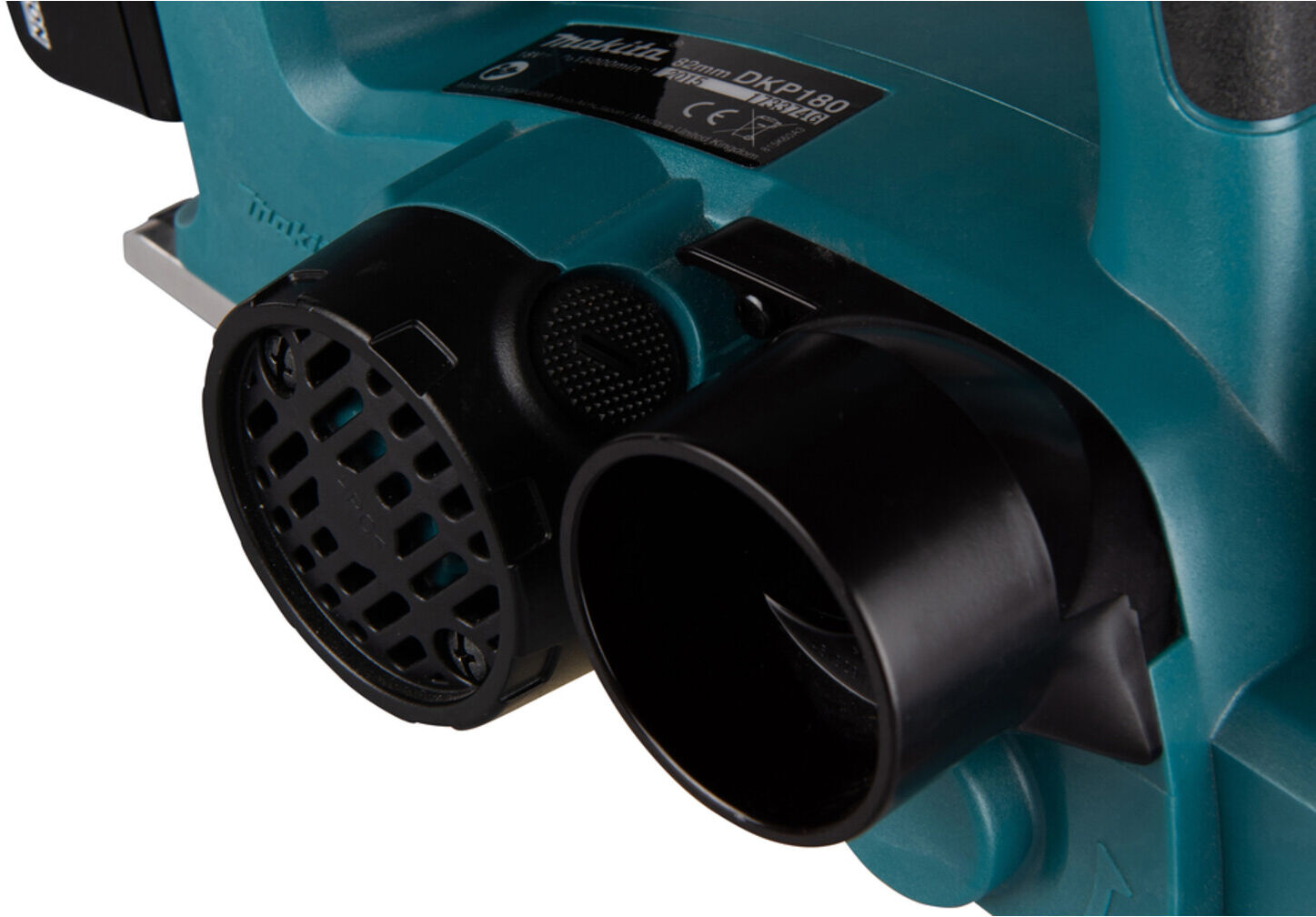 Makita DKP180RTJ Akku-Hobel 82 mm 18 V / 5,0 Ah + 2 Akkus)