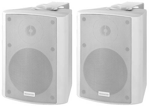 Monacor MKA-50SET/WS 2-Wege Set Aufbau-Lautsprecher 10W 1 Paar