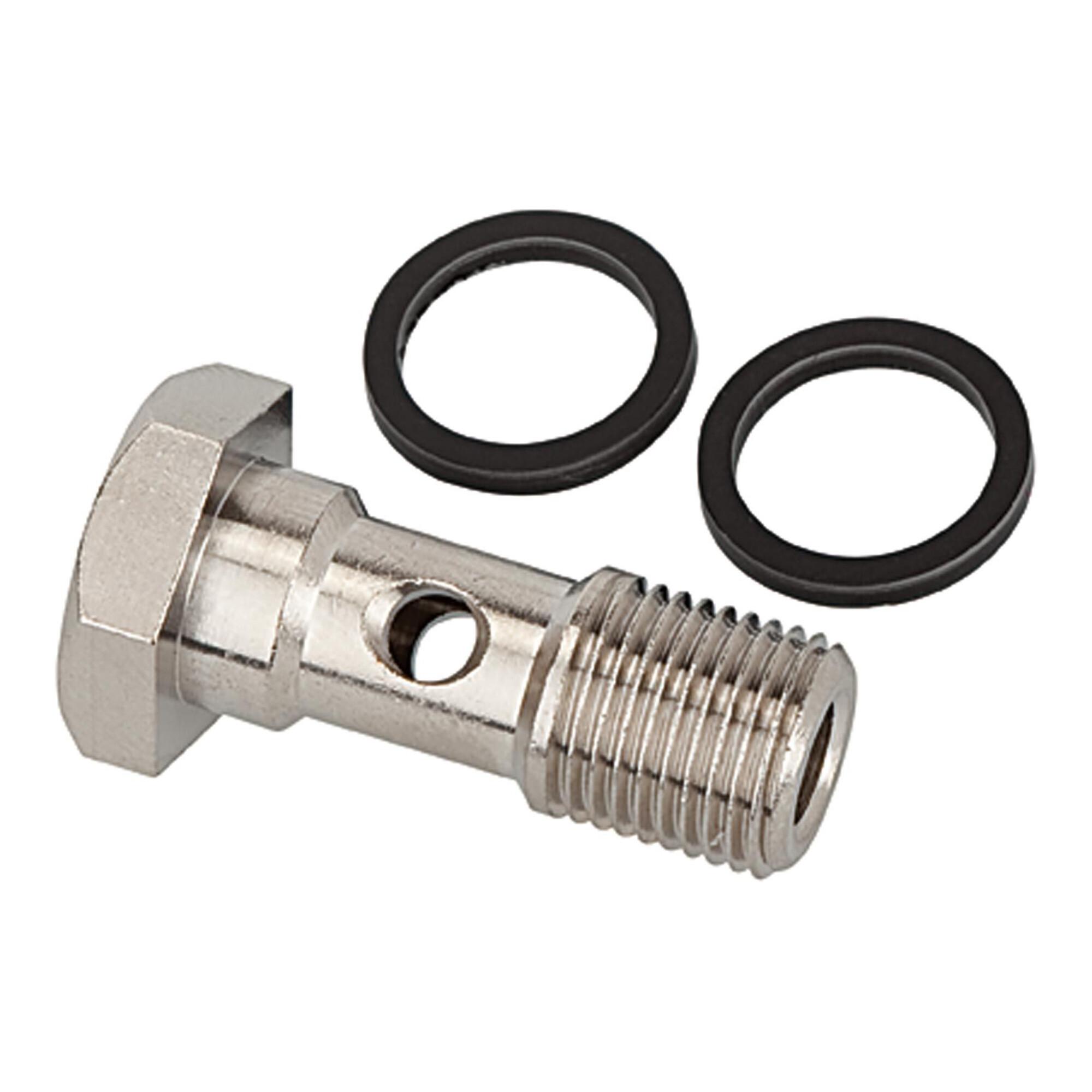 Riegler Hohlschraube, einfach, G 1/4, Messing vernickelt (762.014)