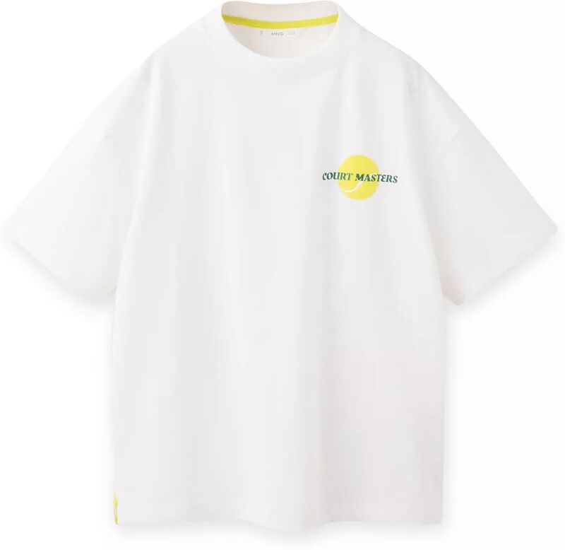 MANGO Kids - T-Shirt, 6A, Weiss
