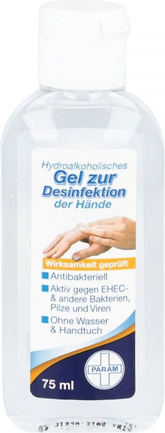 Desinfektionsgel für die Hand antibakteriell