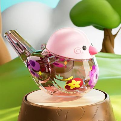 Uplift Treasures Cartoon Water Bird Whistle Toy light Red