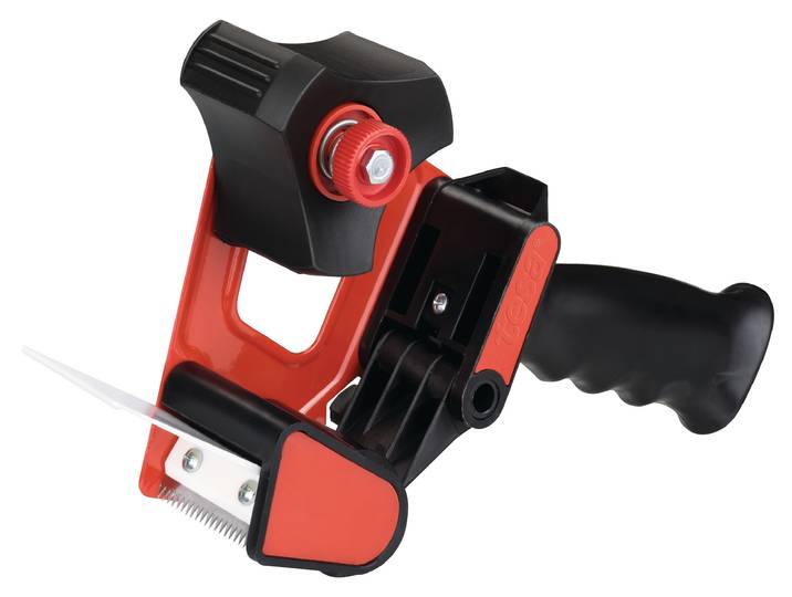 tesa® Dévidoir manuel CLASSIC avec poignée pistolet noir et rouge 56403
