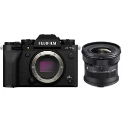 Fujifilm X-T5 Gehäuse schwarz + Sigma 10-18mm f2,8 Fuji X