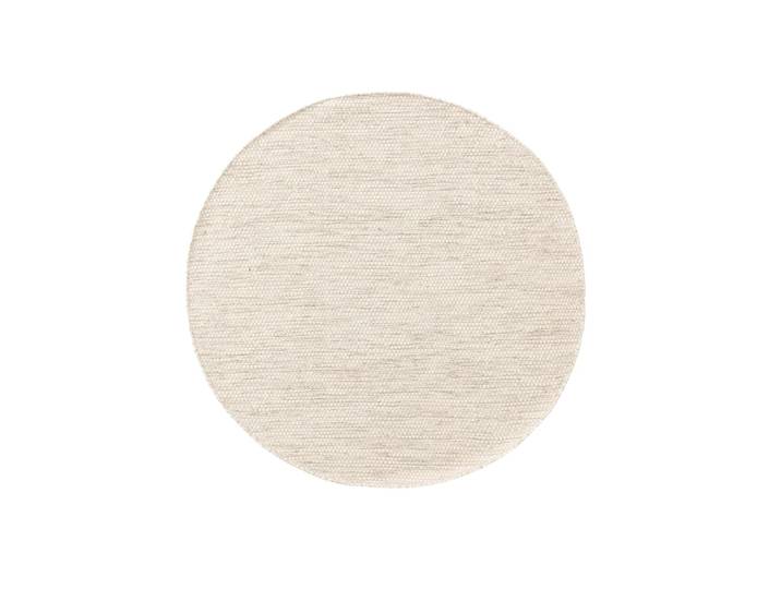 Tapis de laine crème d 100 rond