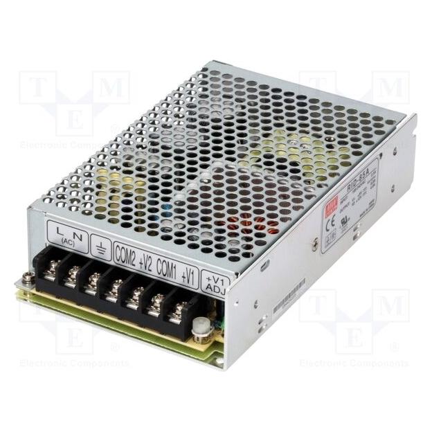 MeanWell MEAN WELL RID-85A, 88 - 264 V, 85 W, 5 V, 4 A, RoHS, 97 mm (RID-85A)