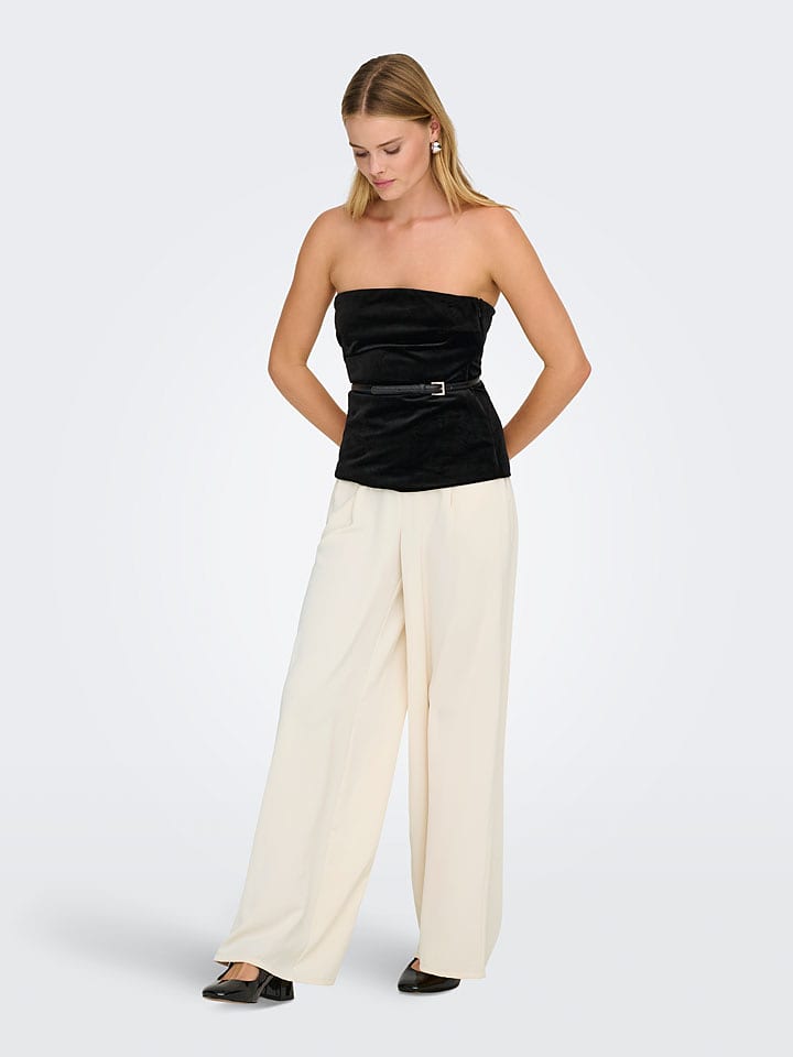 JDY Marlenehose "Aya" in Creme - L/L32