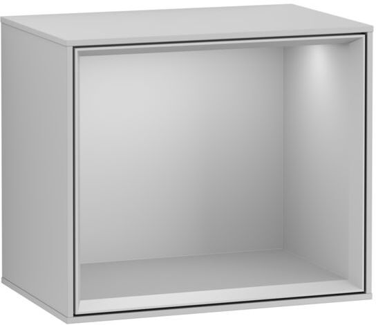 Villeroy und Boch Finion Regalmodul FD10GJGJ 41,8x35,6x27cm, Regal Light Grey, Light grey matt