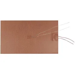 Thermo TECH Silikon Heizfolie selbstklebend 230 V/DC V/AC 750 W (Heizfolie), Elektronikzubehör + Gehäuse, Schwarz