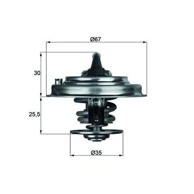 MAHLE Thermostat, Kühlmittel TX 34 82D für CUPRA