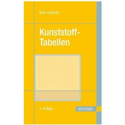 Kunststoff-Tabellen, Fachbücher von Bodo Carlowitz