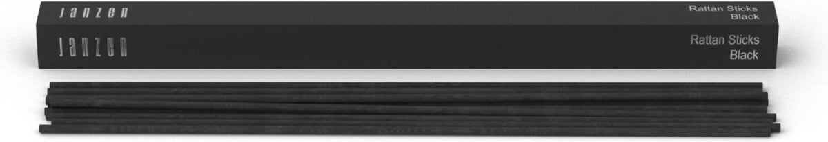 Janzen Rattan Sticks Zwart