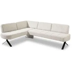 CASEDO Eckbank Bregenz Stoff Beige Creme