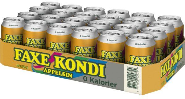 Faxe Kondi Appelsin 0 Kalorier, 33 Cl