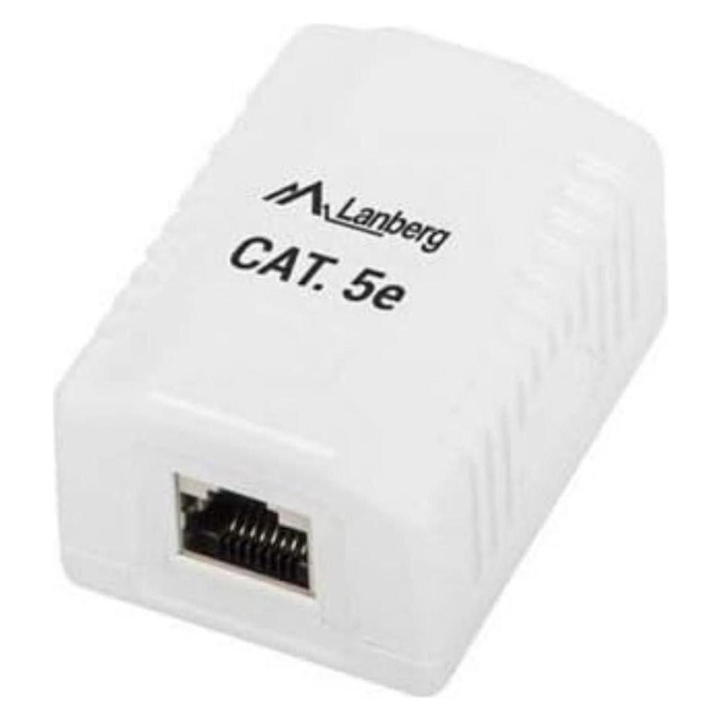 Lanberg *Surface mount box 1x RJ45 Kat.5E white (OS5-0001-W)