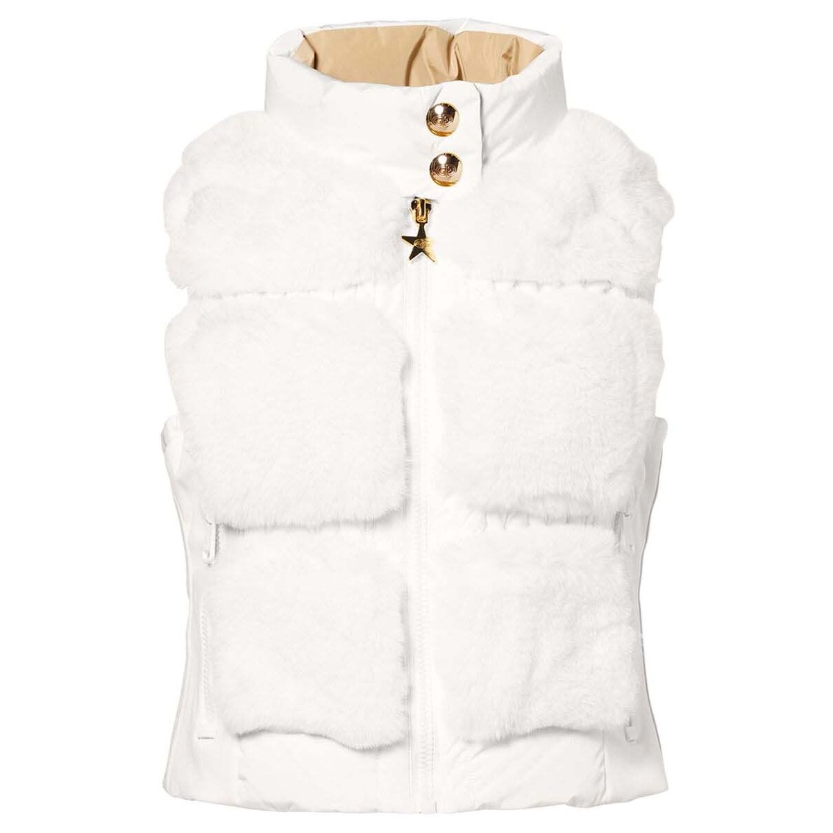 Goldbergh Chic Bodywarmer Faux snow white (8381) 34 GB02380264-8381-34