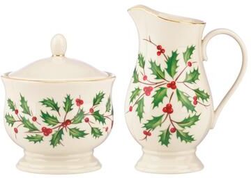 Lenox Holiday Sugar & Creamer Set