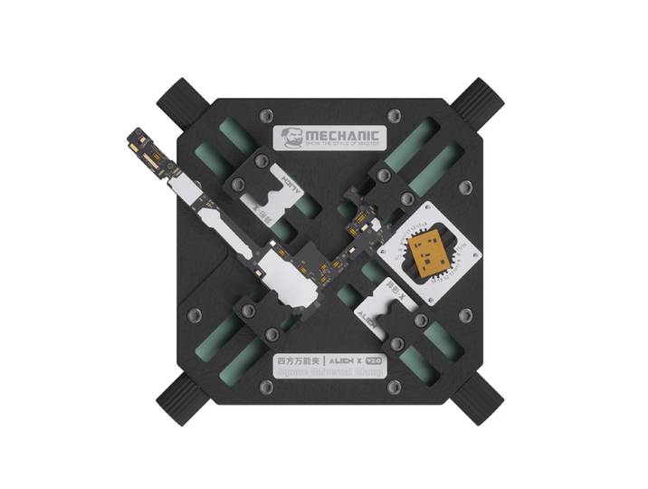 Mécanicien de forme spéciale-X Fixture 360 ° Pince de réglage multi-angle universelle pour plate-forme de soudure de réparation de puce IC de carte PCB