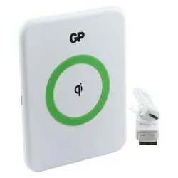 GP Batteries GP PowerBank Kabellose Qi Ladestation (2000 mAh), Powerbank, Weiss