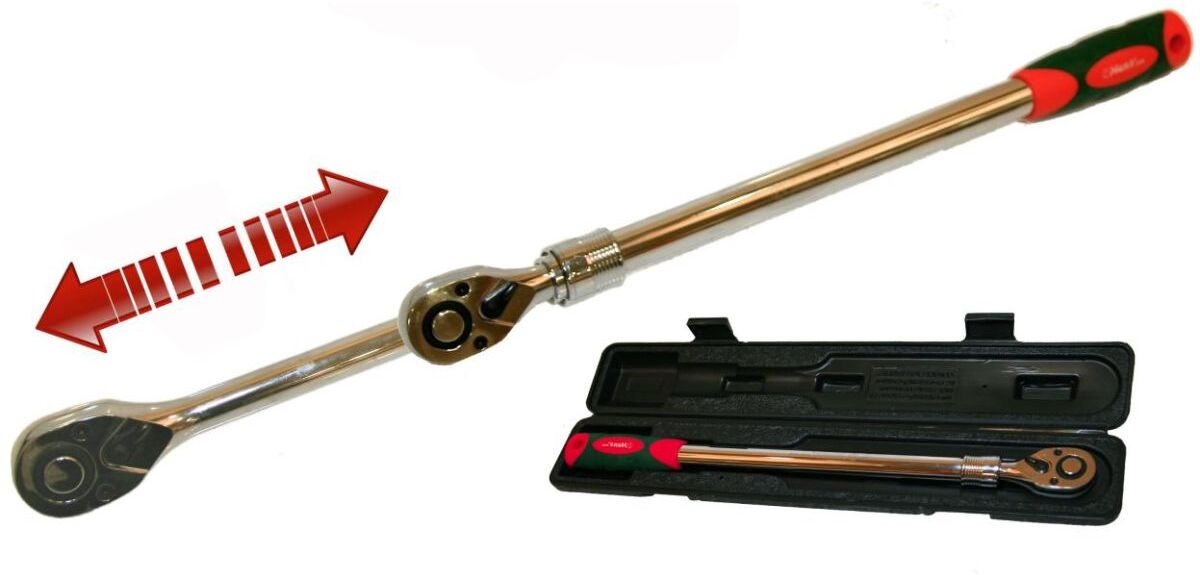 Cliquet HANS 1/2 pouces 445mm, teleskopisch