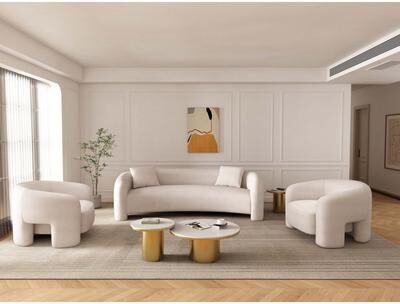 Manhattan Comfort Sylvia Sofa Set