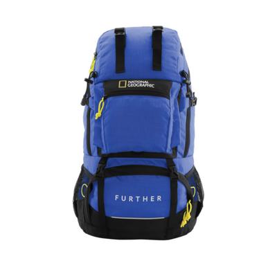 Sportrucksack NATIONAL GEOGRAPHIC "Destination", Gr. B/H/T: 33cm, blau, Kunstfaser, unifarben, Rucksäcke, mit vielen Fächern