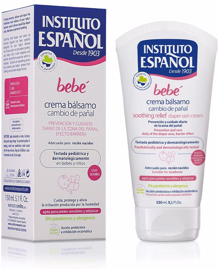 Instituto Español Baume pour couches Bébé crème 150 ml