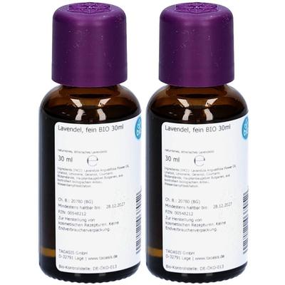 Lavendel ÖL fein Bio 2x 2x30 ml Öl
