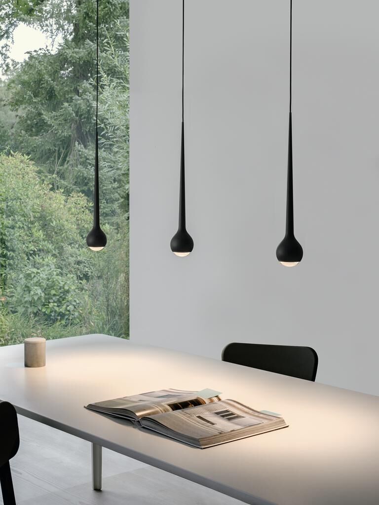 GRAU Falling Sun Trace LED Pendelleuchte 3-flammig (weiß) weiß