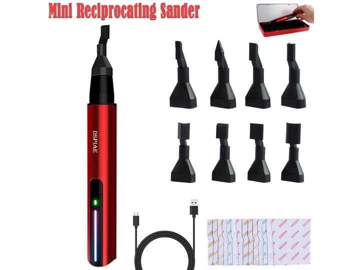 Mini ponceuse alternative, stylo de ponçage électrique Portable, Mini ponceuse Rechargeable par USB avec Protection contre les surcharges, 3 vitesses