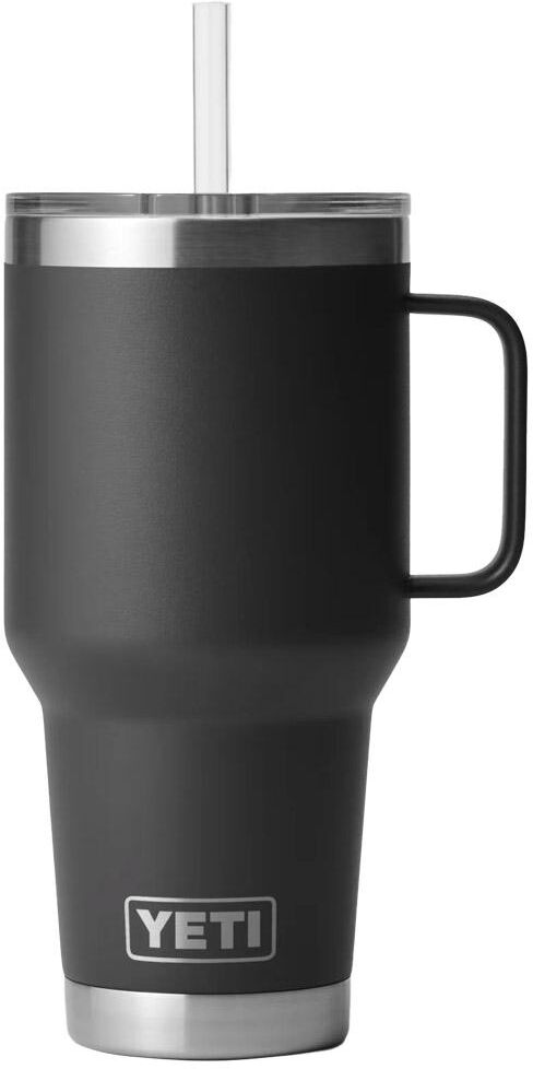 Yeti  - Rambler 35 Oz (994 ml) Straw Mug Black - Mug