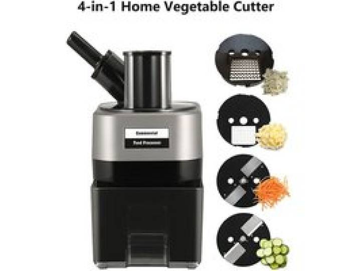 Hachoir Légumes 100W Silencieux 180 Tr/min Lames Inox Pour Carottes Pommes & Tofu