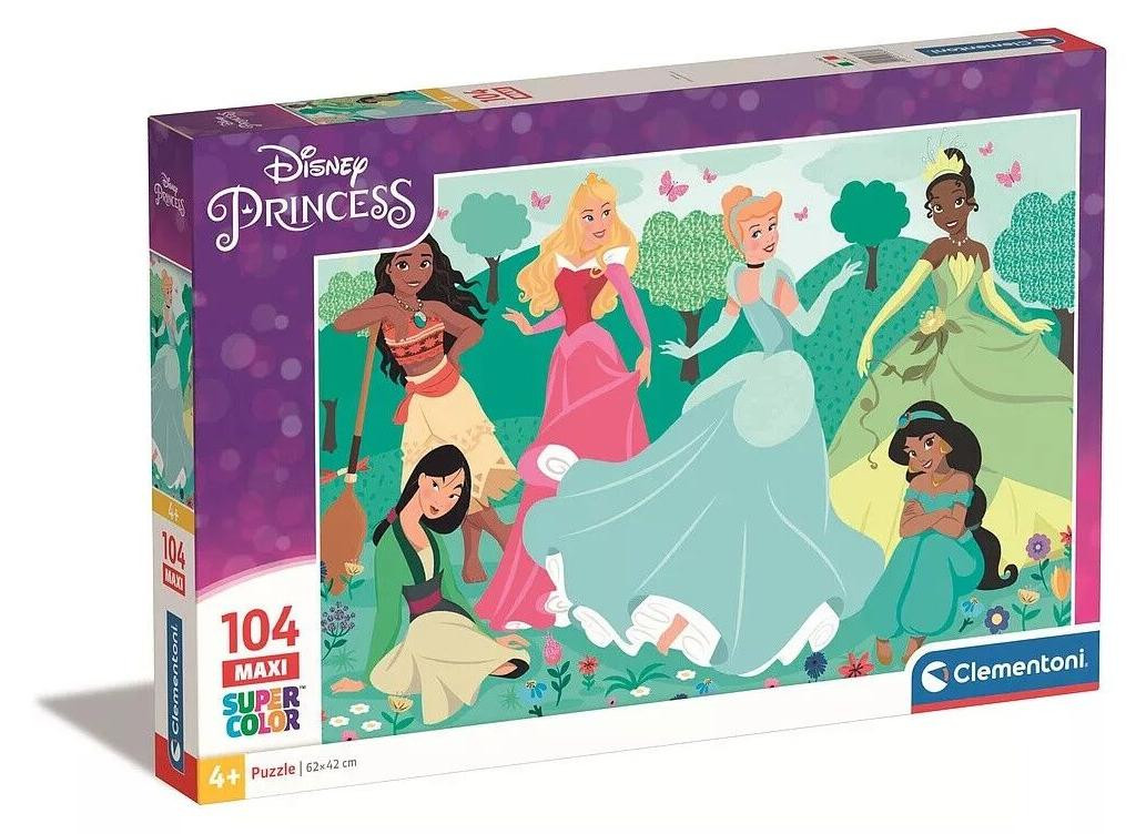 Clementoni Supercolor Maxi Disney Prinsessen Legset met 104 onderdelen
