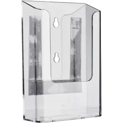 Wandprospekthalter magnetisch, Polystyrol, transparent PTXI, 1 x 1/3 A4, PS