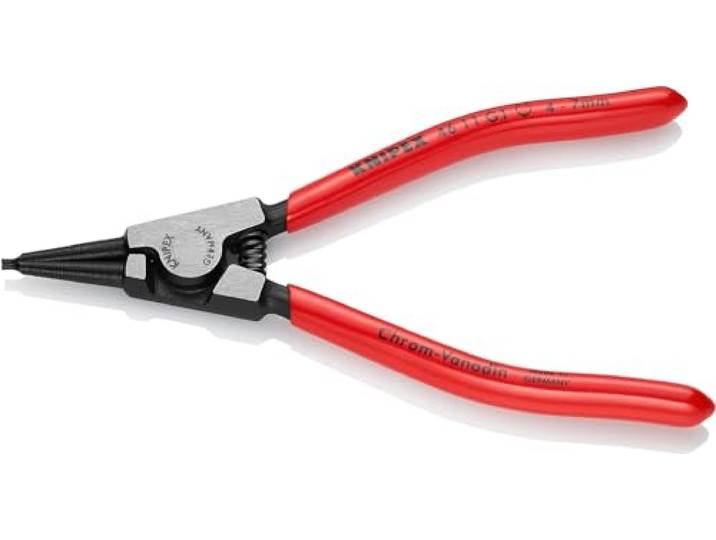 Knipex Pince pour circlips pour colliers d'étranglement d'arbre\, 46 11 G1 Gainées en plastique 140 mm